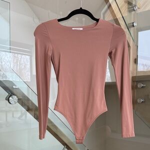 Aritzia Contour Babaton Nutmeg Bodysuit